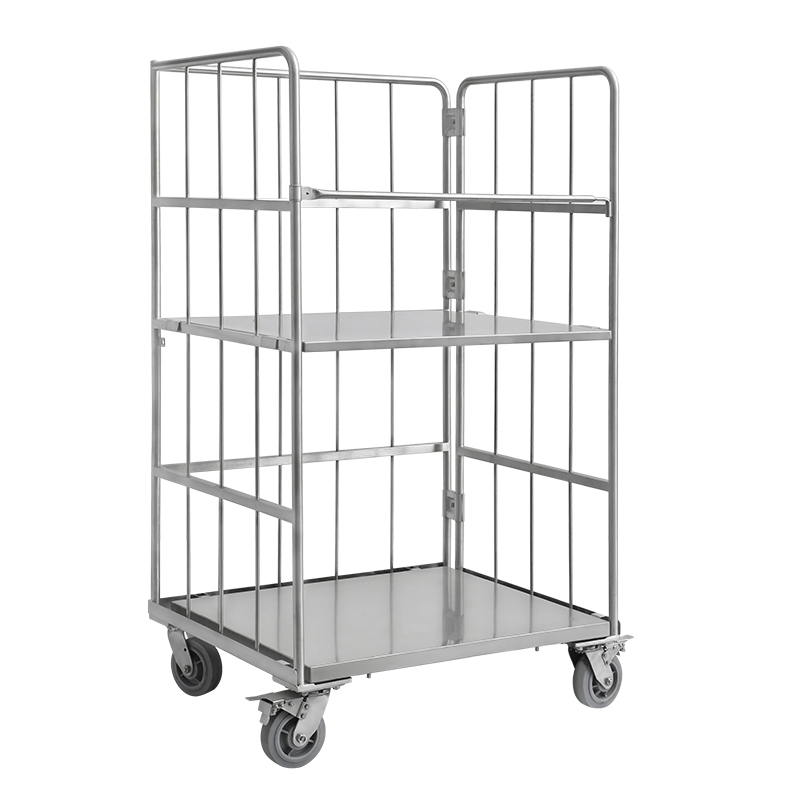 Stainless steel transfer cage cart - TFK1702