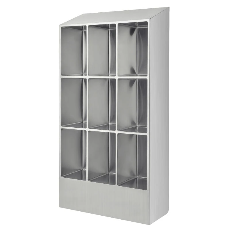 Stainless steel multi-grid wardrobe without door - TFK0502