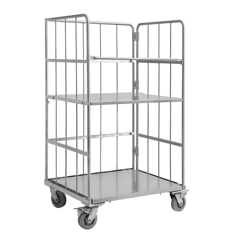 Stainless steel transfer cage cart - TFK1702