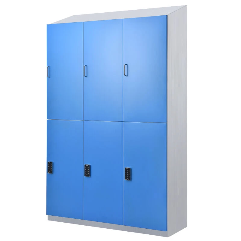 Stainless steel 6-grid wardrobe with door - TFK0501S1