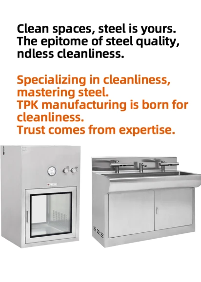 Specializing in cleanliness, mastering steel. TPK manufacturing is born for cleanliness. Trust comes from expertise.